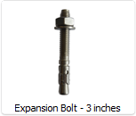 Expansion Bolt - 3 inches